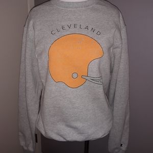 Womens Cleveland Browns Crewneck